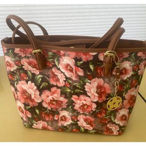 Bueno Floral Handbag Tote Style Faux Leather‎